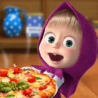 Masha and the Bear Pizzeria Game! Pizza Maker Game
